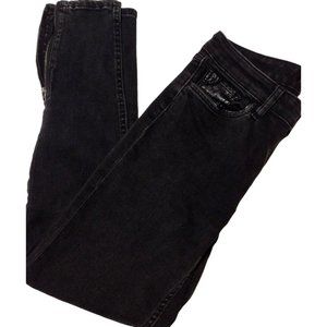Lauren‎ Ralph Lauren Women's Black Ankle Zip Jeans Size 4